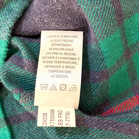 Natural Reflections 2 PACK Long Sleeve Plaid Button Down Shirt Top Large - Picture 14 of 15